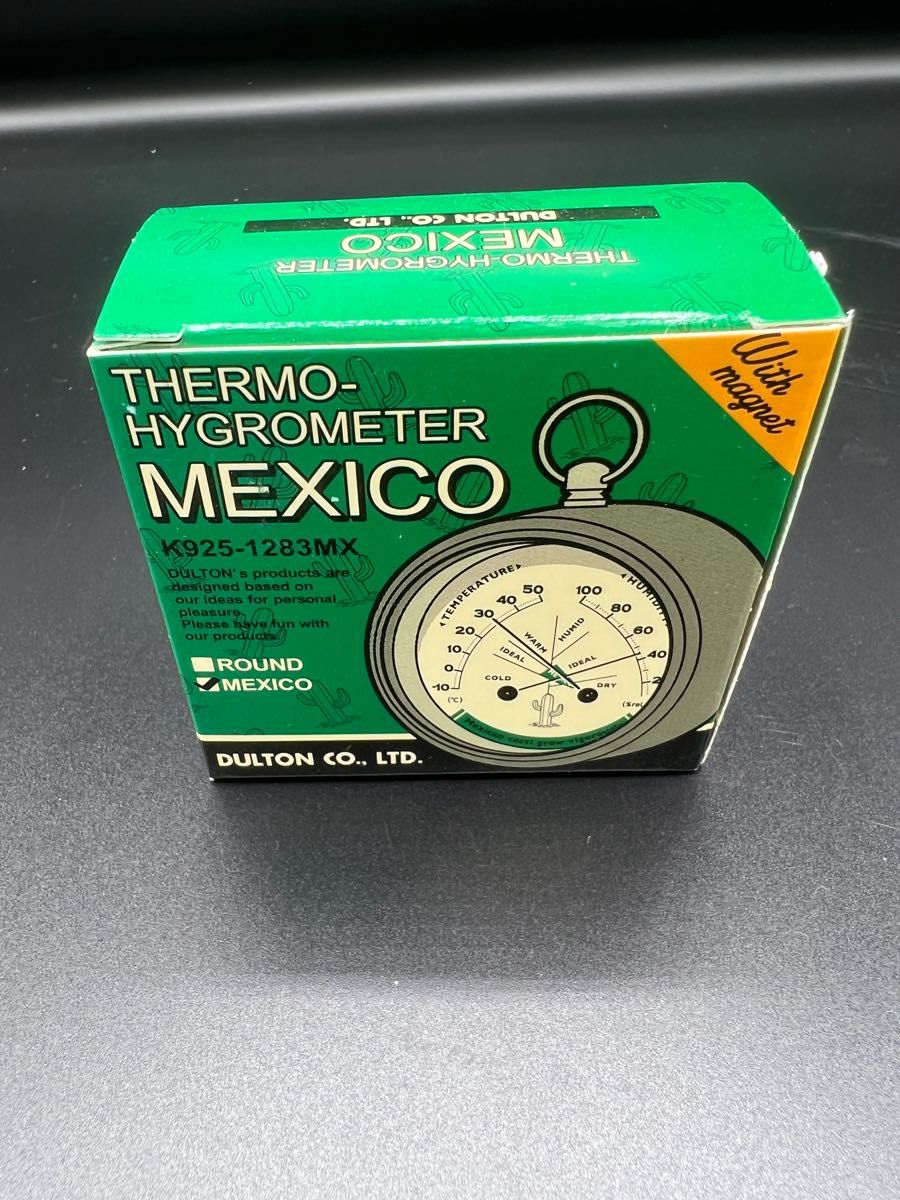 サーモハイグロメーター メキシコ 温度 湿度 サボテン おしゃれ