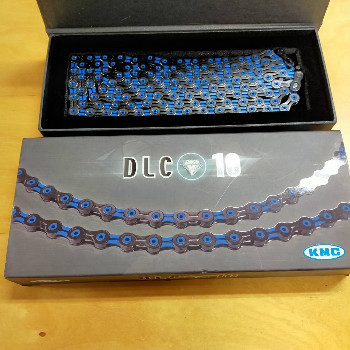 DLC10　ブラック／ブルー 10S 　KMC