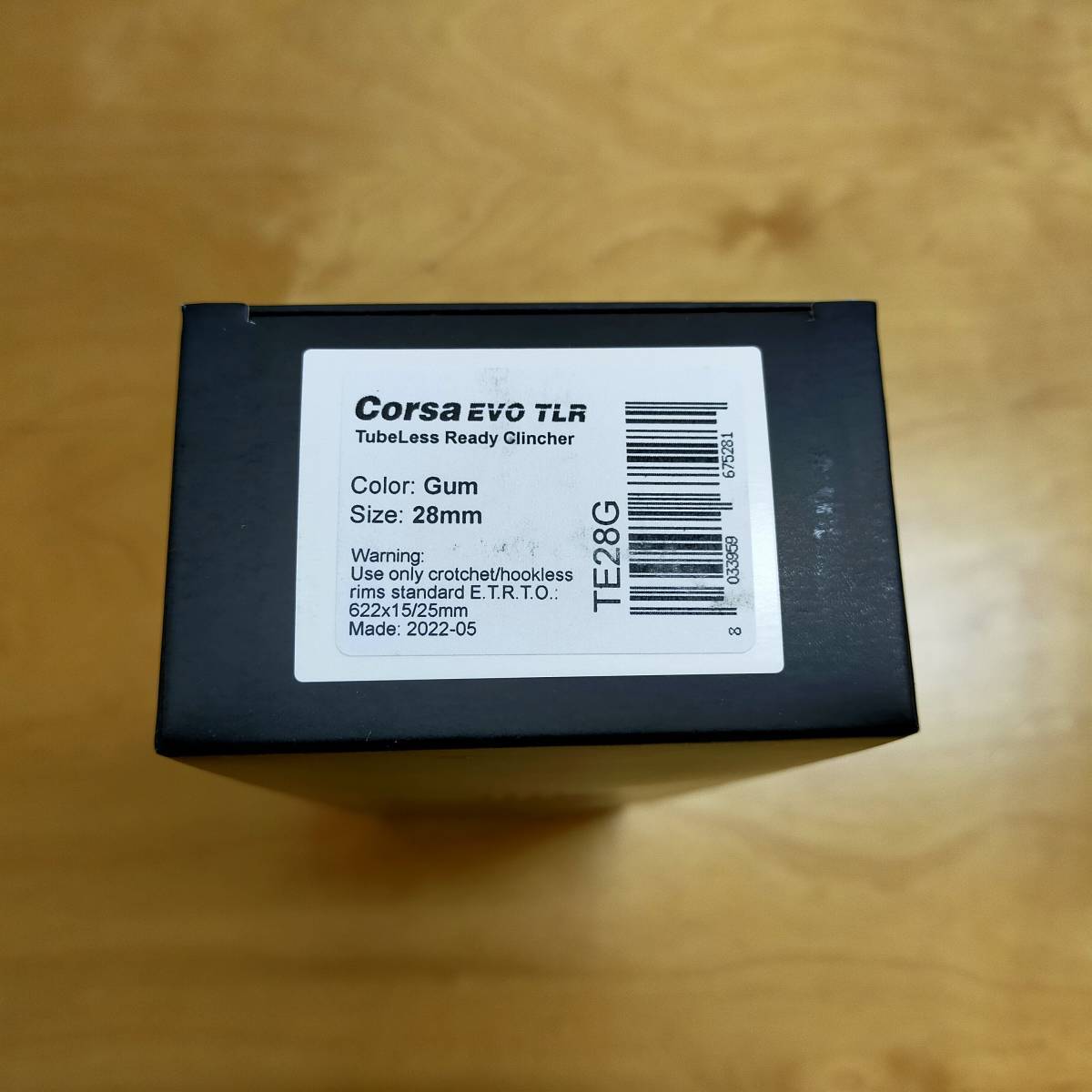 2本セット CORSA EVO TLR 28mm ブラック／ベージュ コルサ エボ