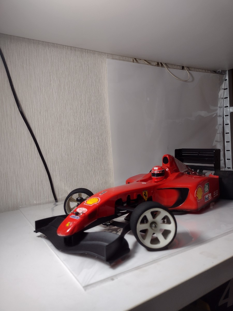 フェラーリ　F1 1/10 メーカー不明　カーボンシャーシ　タミヤ　京商　アソシ　x-ray　メカレス　ジャンク　ハイエンド - 1