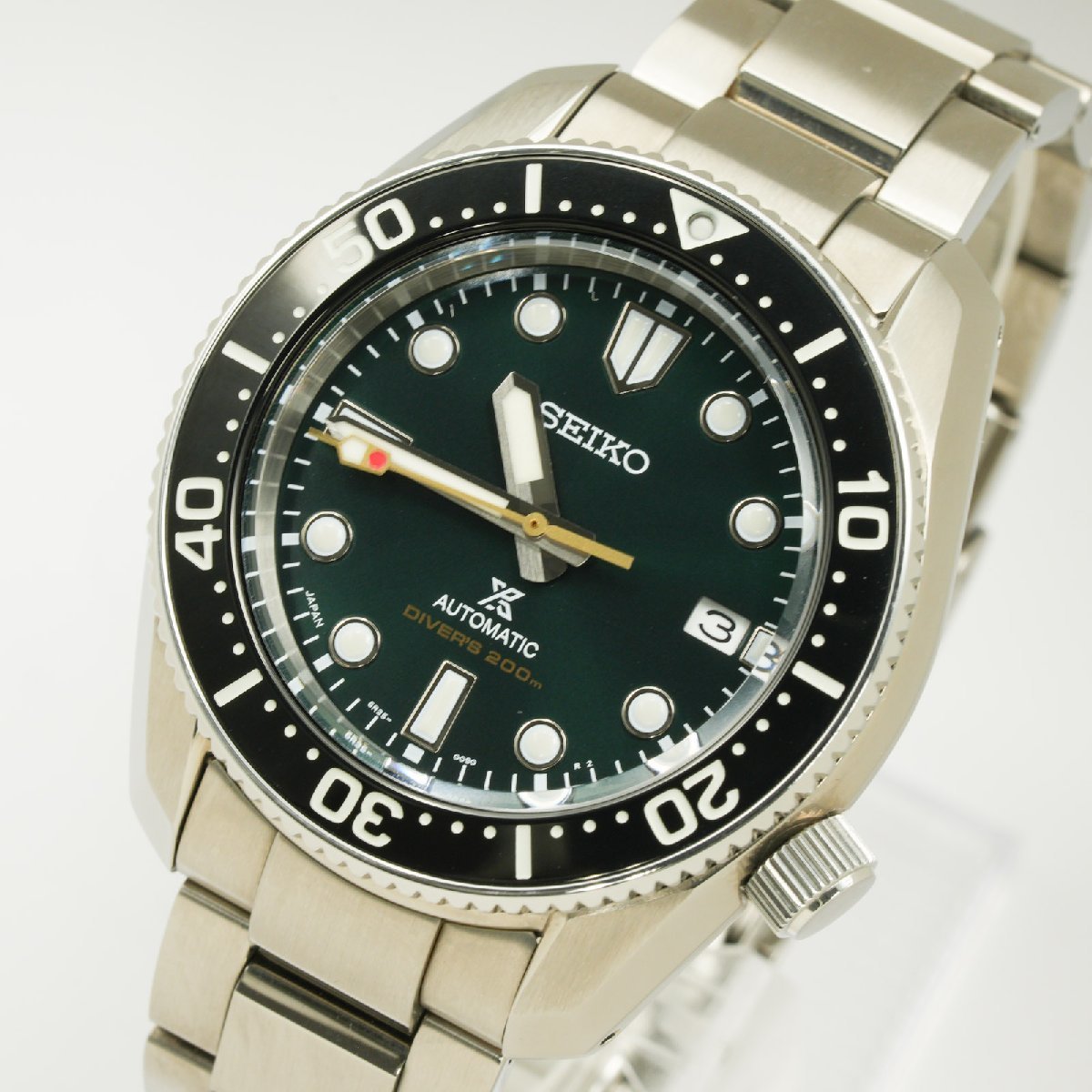 セイコー SEIKO 腕時計 プロスペックス SBDC133 6000本限定 140周年記念モデル グリーン文字盤 メンズ 自動巻 中古 美品 [質イコー]