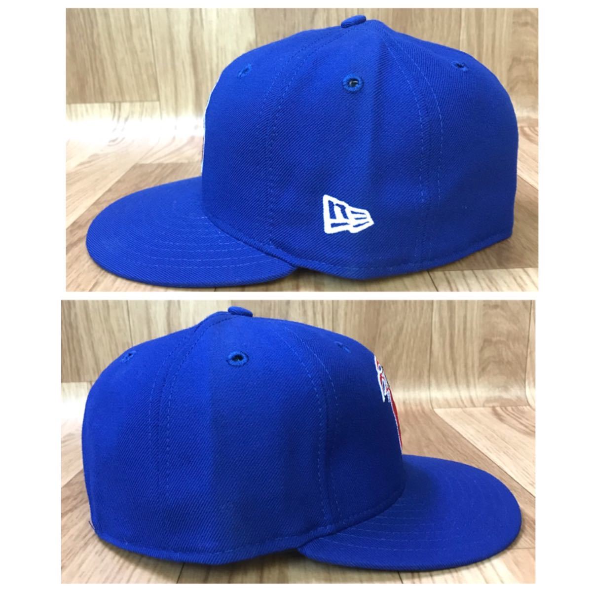 ●送料無料/良品/NEW ERA ニューエラ 59FIFTY NBA デトロイト ピストンズ キャップ ブルー系 7 3/8 58.7cm/バスケット キャップ 帽子