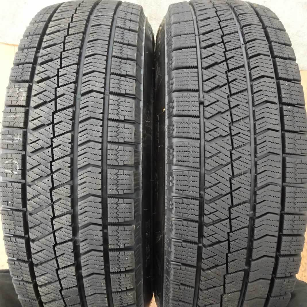 冬4本 会社宛送料無料 185/70R14×6J 88Q ブリヂストン ブリザックVRX2 トヨタ純正 スチール bB パッソ カローラ ヴィッツ パッソ NO,E1152_画像5