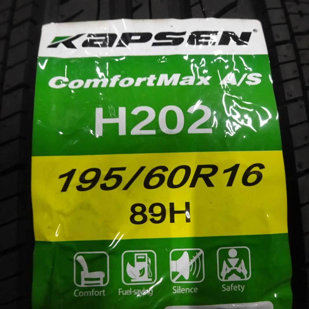 現品限り 夏新品2021年 1本 会社宛 送料無料 195/60R16 89H KAPSEN H202 イスト ウィッシュ シルフィ セレナ ラフェスタ ランディ NO,E2388_画像4