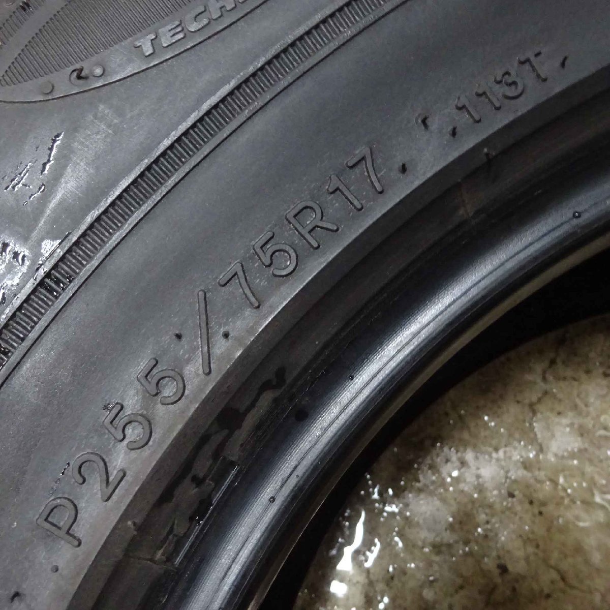 夏4本SET 会社宛 送料無料 255/75R17 113T グッドイヤー ラングラー FJクルーザー ランドクルーザー プラド ハイラックス サーフ NO,E2125_画像6