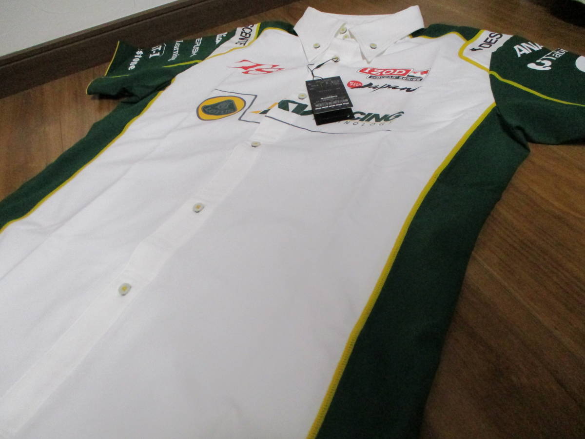  unused Descente Takuma Sato Lotus KV racing Indy - car series Driver shirt L size 