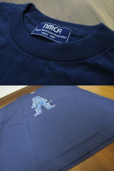 未使用 nmca 日本二輪車協会 motoSAPIENS モトサピエンス Tシャツ Lサイズ カワサキ スズキ ホンダ ヤマハ_画像4