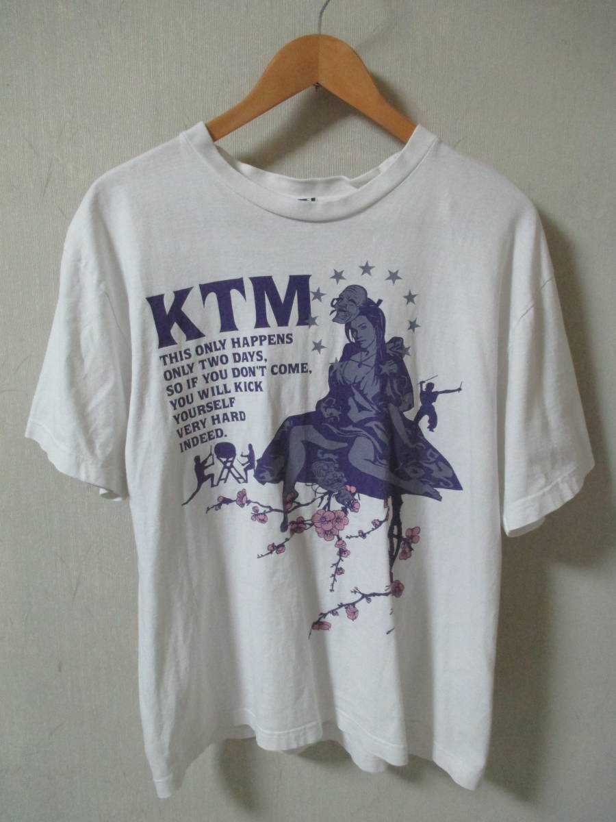 KTM ケツメイシ サクラ二晩 春フェス Tシャツ 白 Lサイズ_画像1