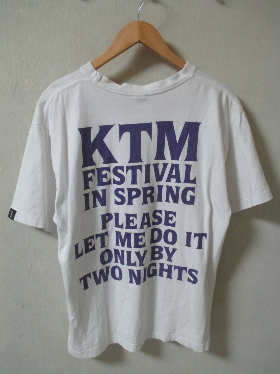 KTM ケツメイシ サクラ二晩 春フェス Tシャツ 白 Lサイズ_画像2
