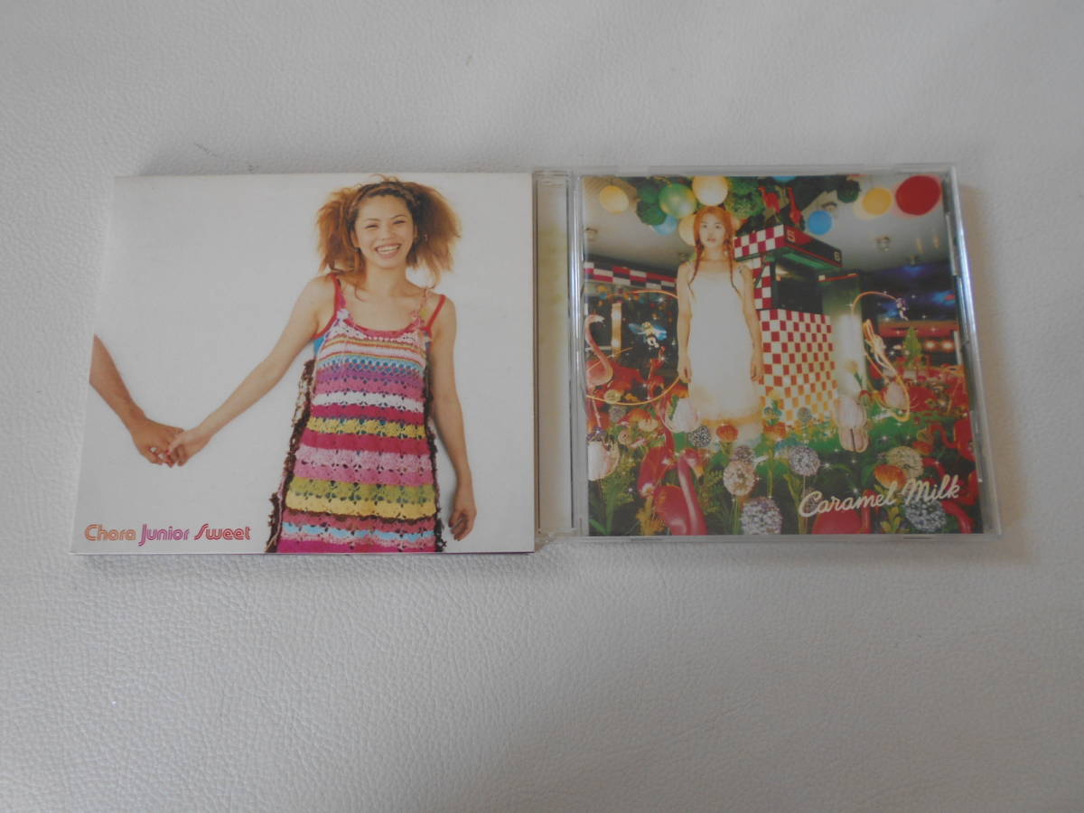 CD / Chara チャラ Junior Sweet / Caramel Milk キャラメル ミルク -The Best of Chara- ２枚セット 中古品_画像1