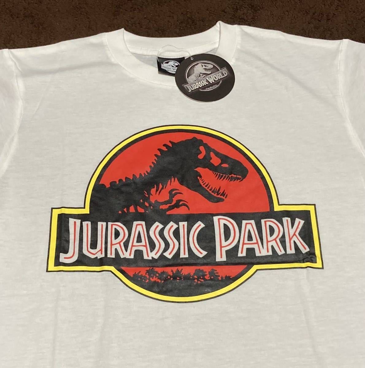 【Mサイズ】新品 ジュラシックパーク jurassicpark シャツ 映画 タグ付き 正規ライセンス品 Tシャツ/ジョーズ スピルバーグ/USJ ユニバ着 b_画像1