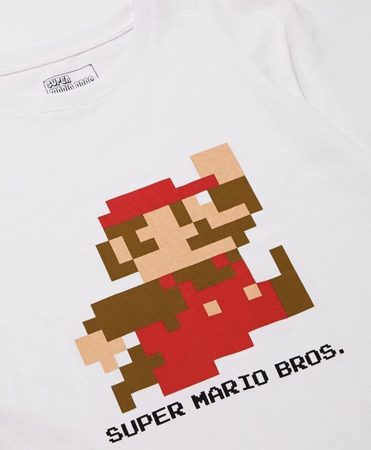 ★定価3200円★ LLサイズ 新品 スーパーマリオ ドット絵tシャツ クリボー ファミコン ゲーム 任天堂 シャツ レトロ マリオ/USJ ユニバ着 XL_画像2