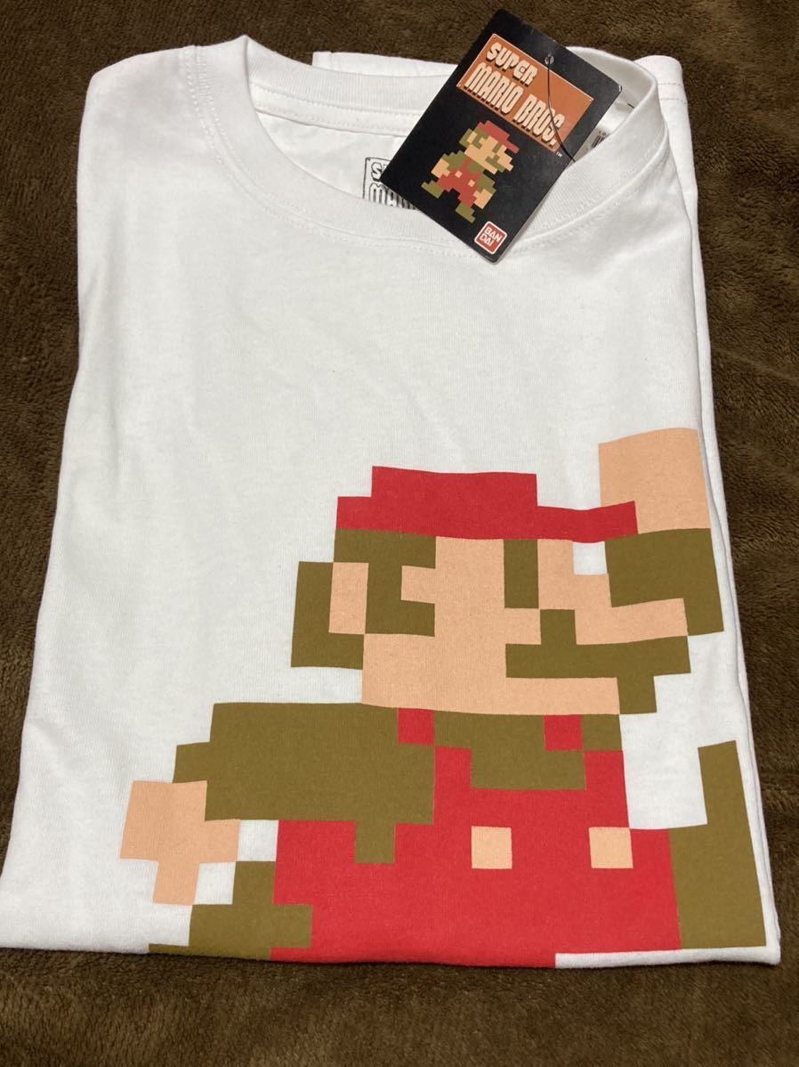 ★定価3200円★ LLサイズ 新品 スーパーマリオ ドット絵tシャツ クリボー ファミコン ゲーム 任天堂 シャツ レトロ マリオ/USJ ユニバ着 XL_画像3