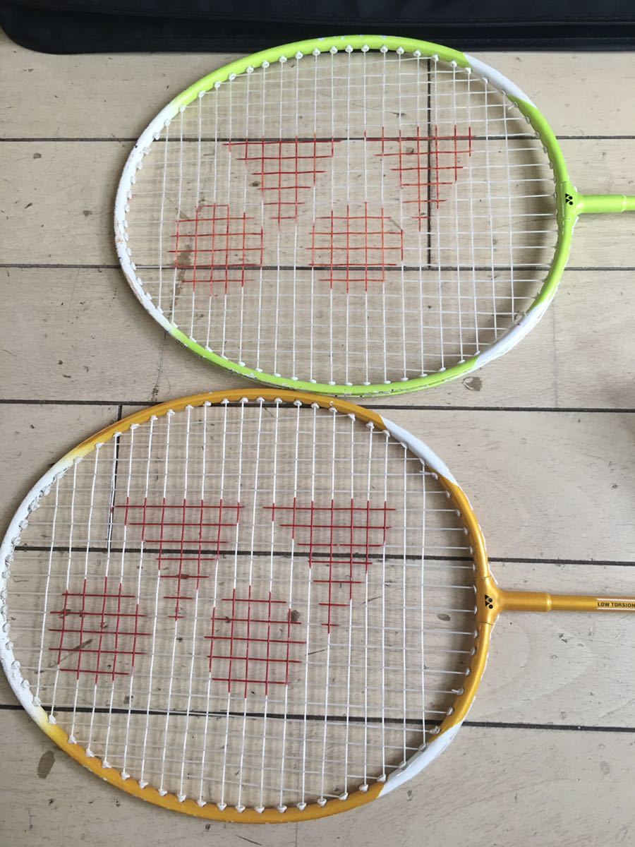 YONEX ヨネックス バドミントンラケット 2本セット レジャー YONEX ヨネックス バドミントンラケット 2本セット レジャー