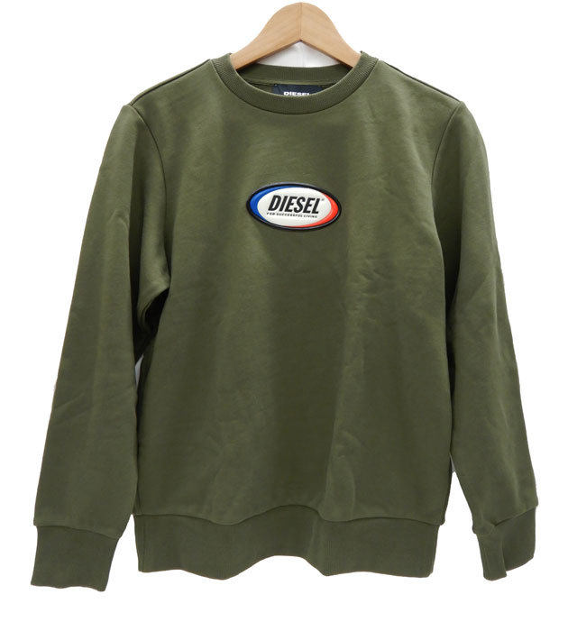 史上一番安い 美品 DIESEL グリーン系 メンズ CA25594 RN93243 カーキ サイズXS FB2413 ビニールワッペン長袖スウェット ディーゼル その他 史上一番安い 美品 DIESEL グリーン系 メンズ CA25594 RN93243 カーキ サイズXS FB2413 ビニールワッペン長袖スウェット ディーゼル その他