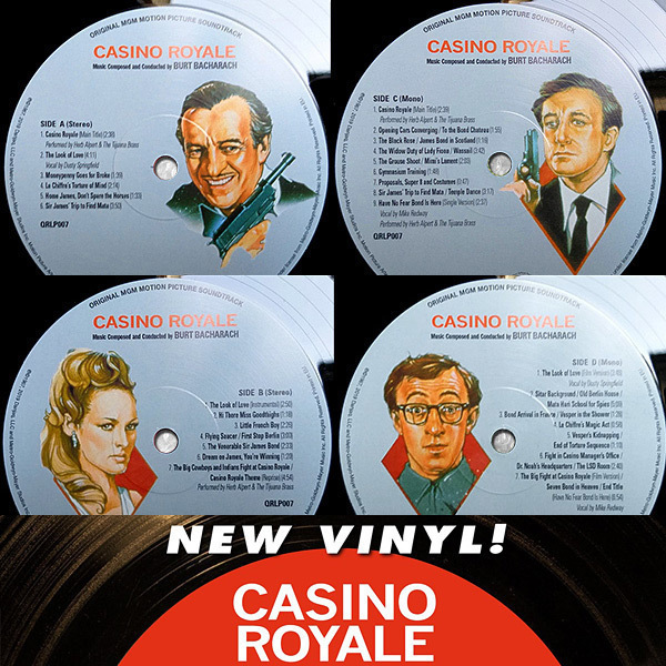 **[ 007 Casino *ro wire ru]**< the first times limitation / complete sale rare *2 sheets set (29 bending ) >* bar to*baka rack *li master & film CASINO ROYALE