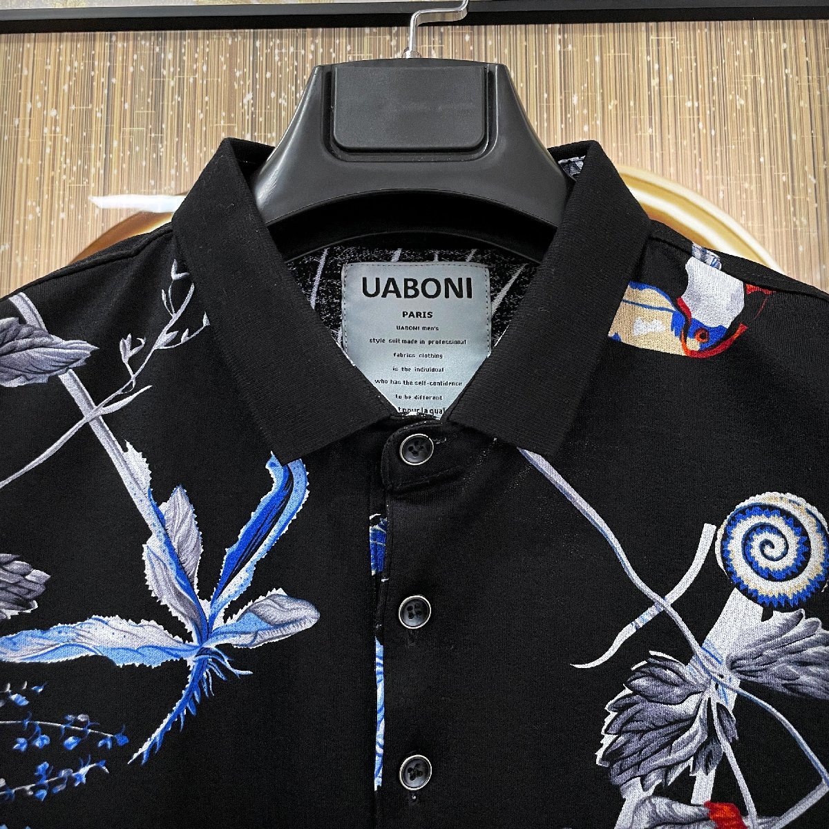 最高級EU製&定価2万◇UABONI*Paris*ユアボニ*ポロシャツ*フランス