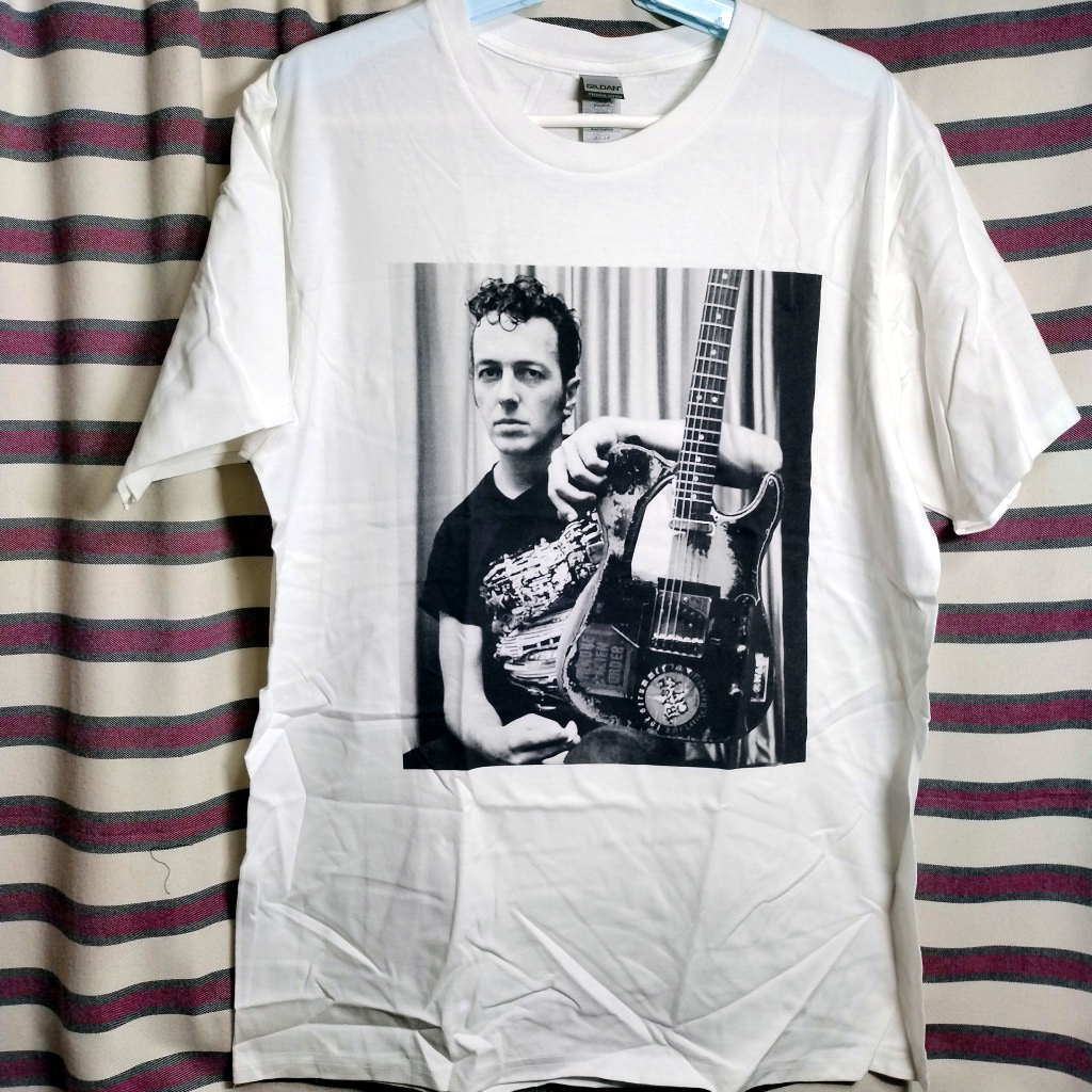 Joe Strummer Joe -stroke llama -BIG print T-shirt [ L size ] band T-shirt The * crash The Clash punk PUNK SEX PISTOLS