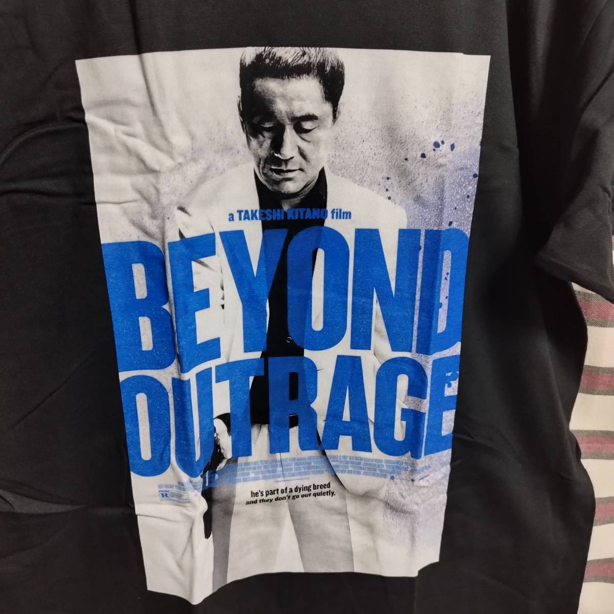 アウトレイジ(OUTRAGE)」海外版 Tシャツ【黒 XLサイズ】 送料無料 北野