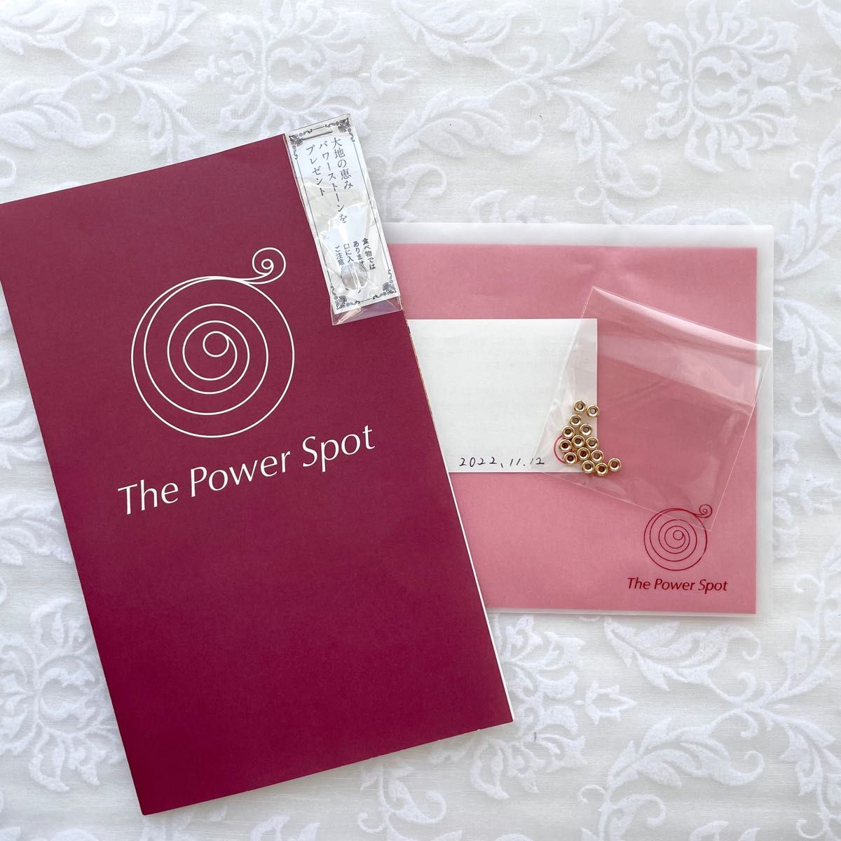 未使用 The Power Spot 蓮花羊眼板天珠&水蓮花天珠ブレスレット 未使用 The Power Spot 蓮花羊眼板天珠&水蓮花天珠ブレスレット