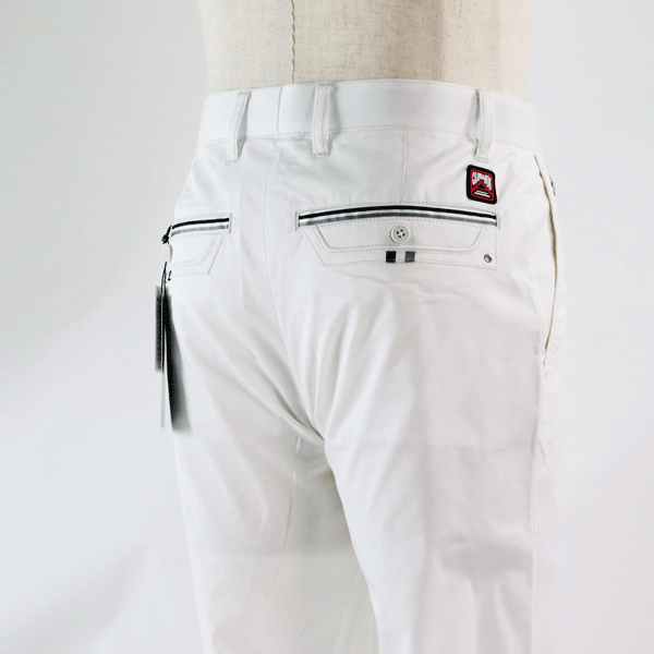 街の洋服屋フタバ アンジェロガルバス W95cm 21-5304-03-01 メンズ パンツ 40代 50代 60代 春 夏 SS メンズ カジュアル ホワイト
