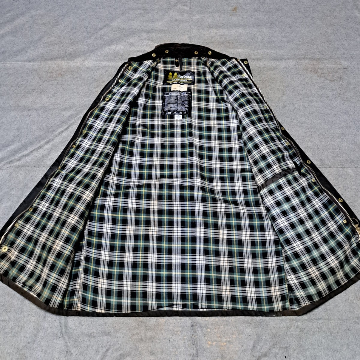 ほぼ新品　80s　　バブアー　38　ソルウェイジッパー　Barbour 　Solway Zipper　ヴィンテージ　 90s_画像2