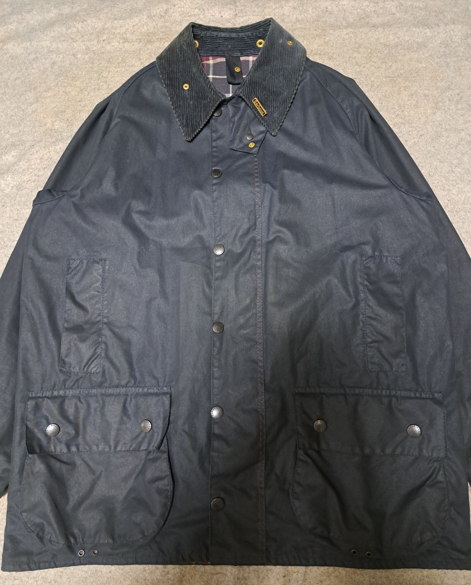 90s ほぼ新品 希少 42 ネイビー バブアー ビューフォート90s barbour