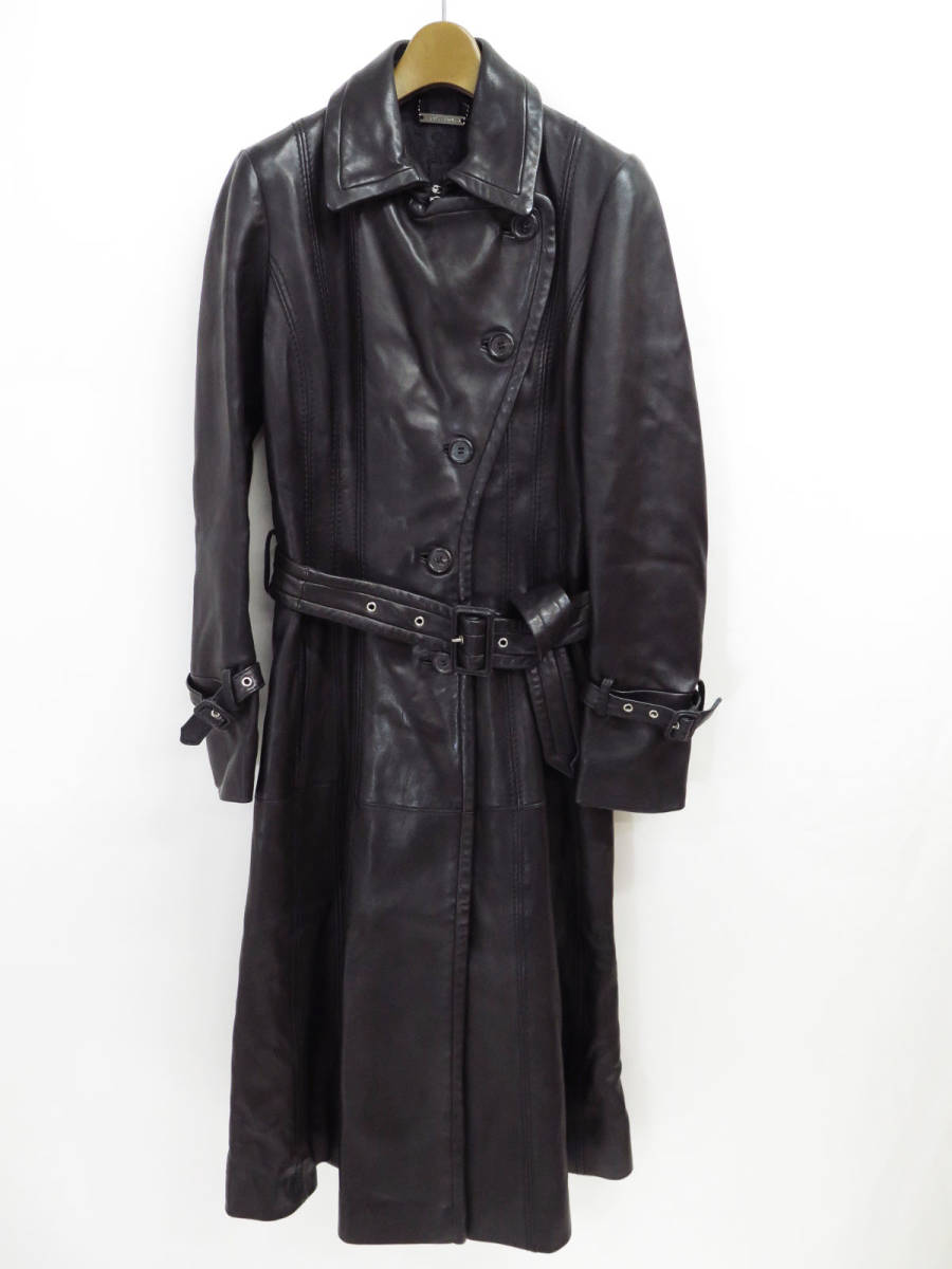Aquascutum Leather Trench Coat Limited Edition 35 アクアスキュー