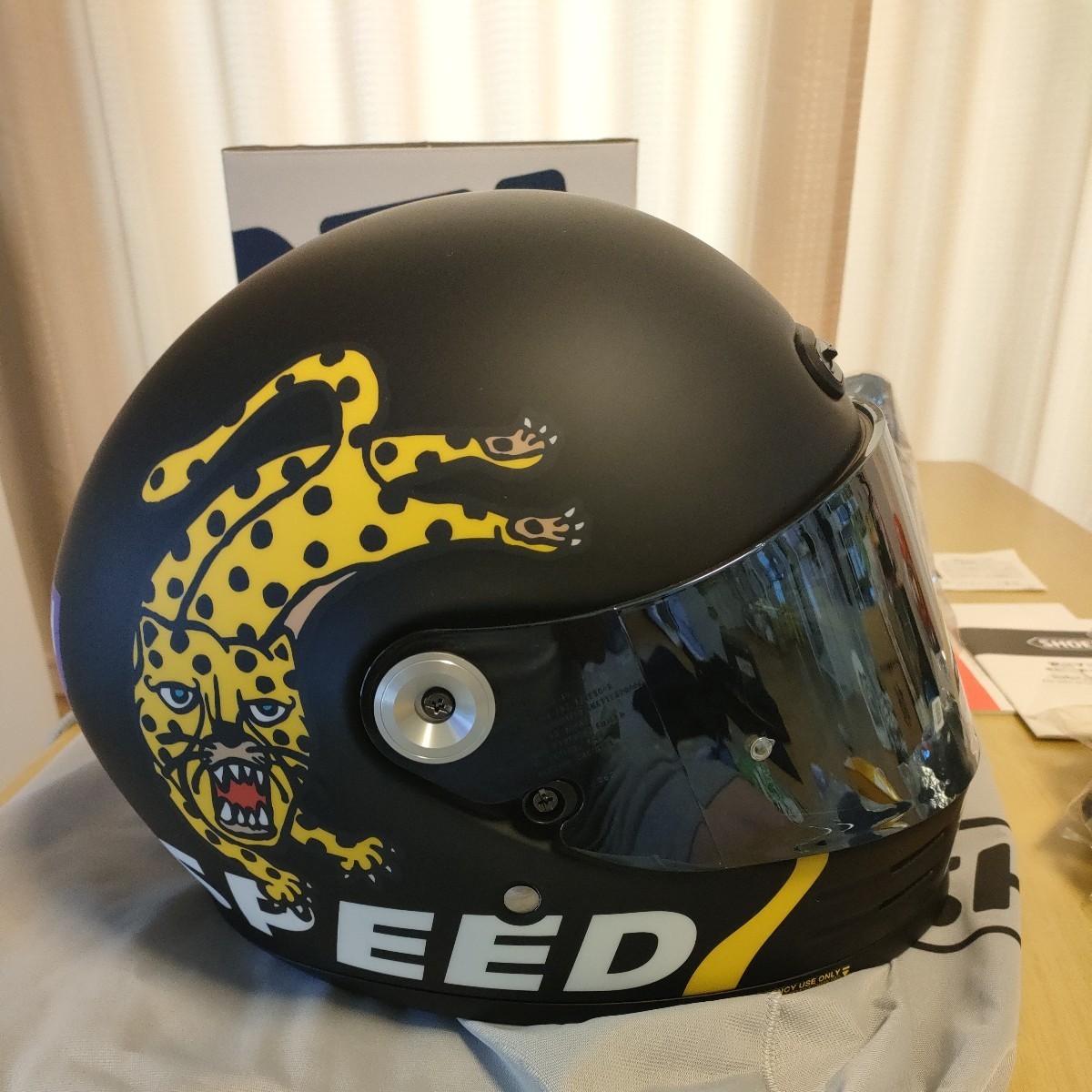 限定ヘルメット【SHOEI】XLサイズ グラムスター チーター 限定ヘルメット【SHOEI】XLサイズ グラムスター チーター