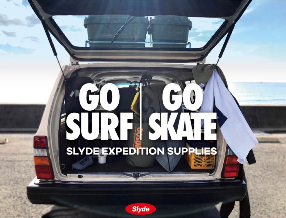 スライドSlyde サーフスケートボード　マルチスタンドポーチ  サーフピンク