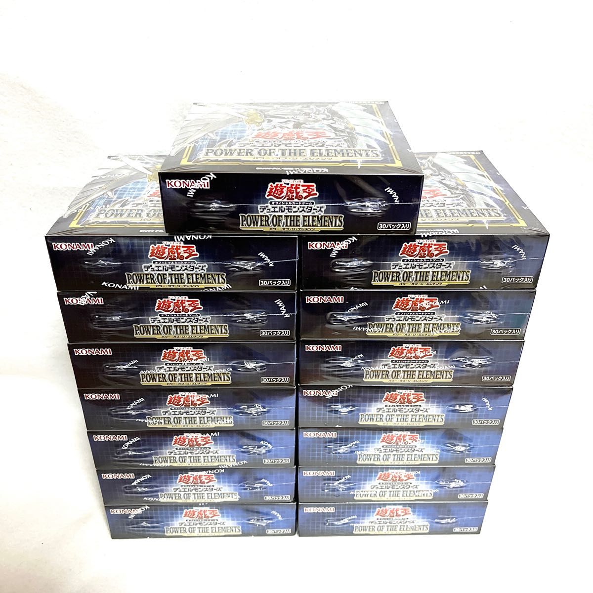 遊戯王 OCG パワーオブジエレメンツ 通常版 新品未開封 KONAMIシュリンク付き ×15BOX