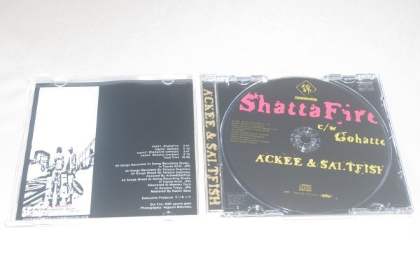 〇♪ACKEE & SALTFISH　ShattaFire　CD盤_画像2