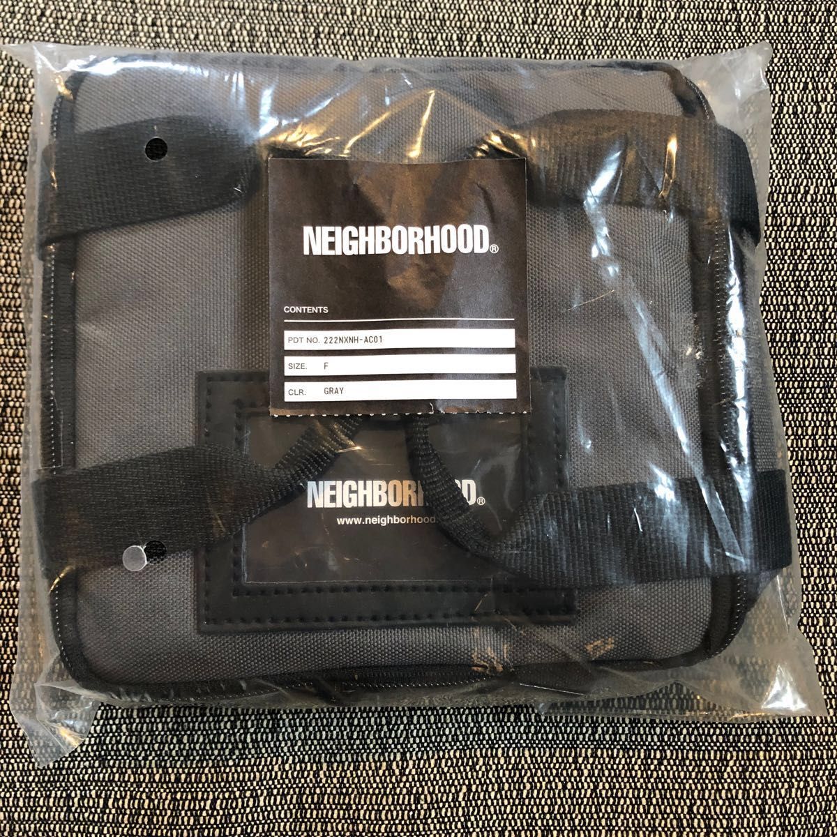 NEIGHBORHOOD PORTABLE CASE-1 ネイバーフッド ポータブルケース 収納バッグ ストレージ グレー