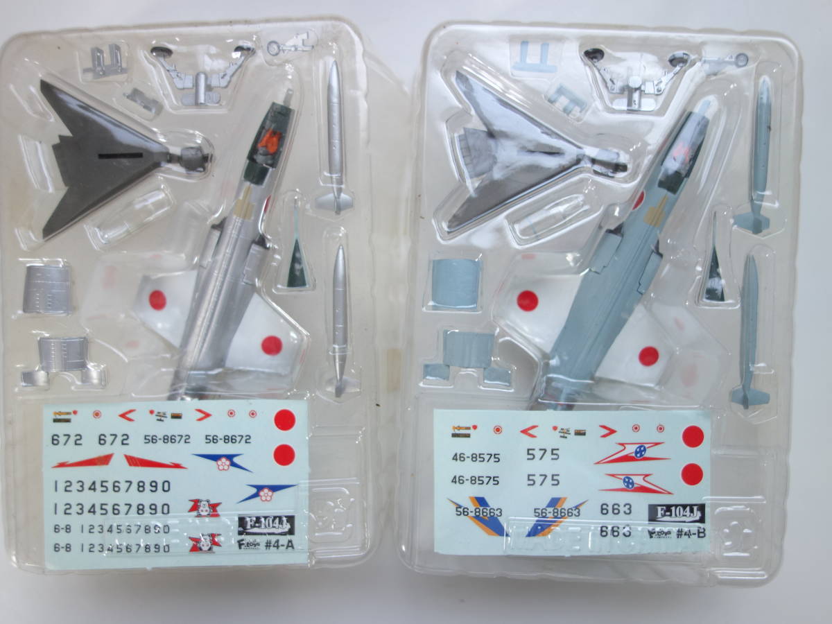 エフトイズ 日本の翼コレクション【F-104J 千歳基地・沖縄基地】1/144 2機セット_画像1