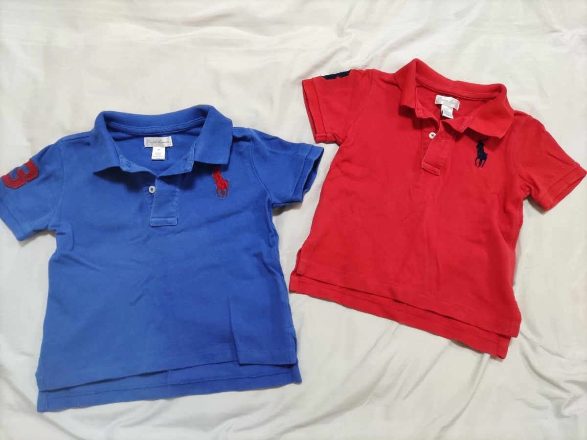 ラルフローレン ポロラルフローレン 子供服 こども服 男の子 夏服 Tシャツ 半袖 男の子 双子 ポロシャツ まとめ売り80 90