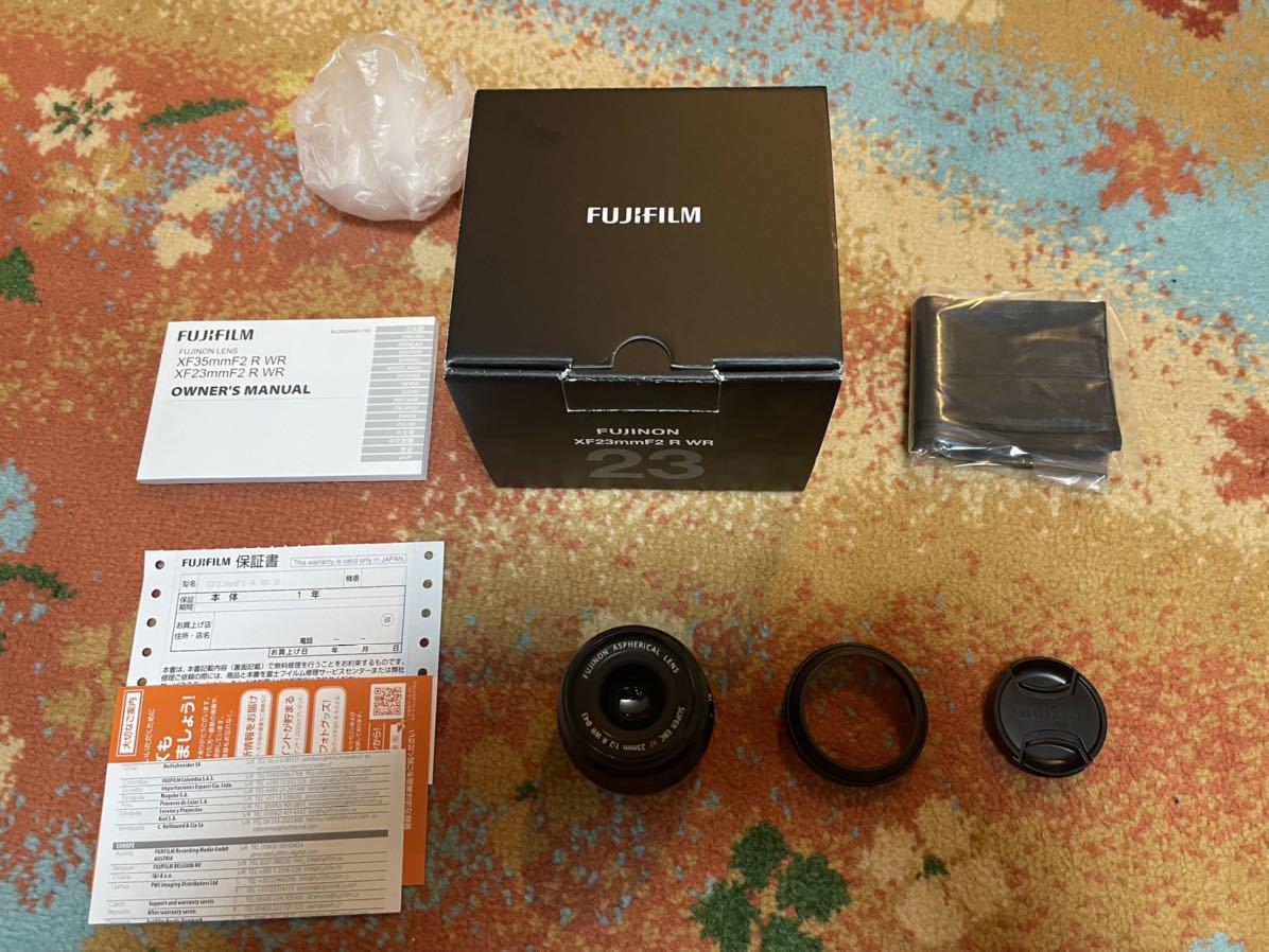 美品】FUJINON XF23mmF2 R WR-