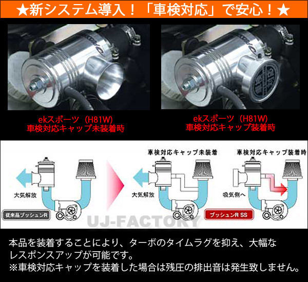 【車検対応】テイクオフ/プッシュンR SS★ジムニー JB23W (4型～) ターボ_画像3