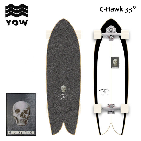 20%OFF☆YOW SURF SKATE,ヤウサーフスケート/C-Hawk 33