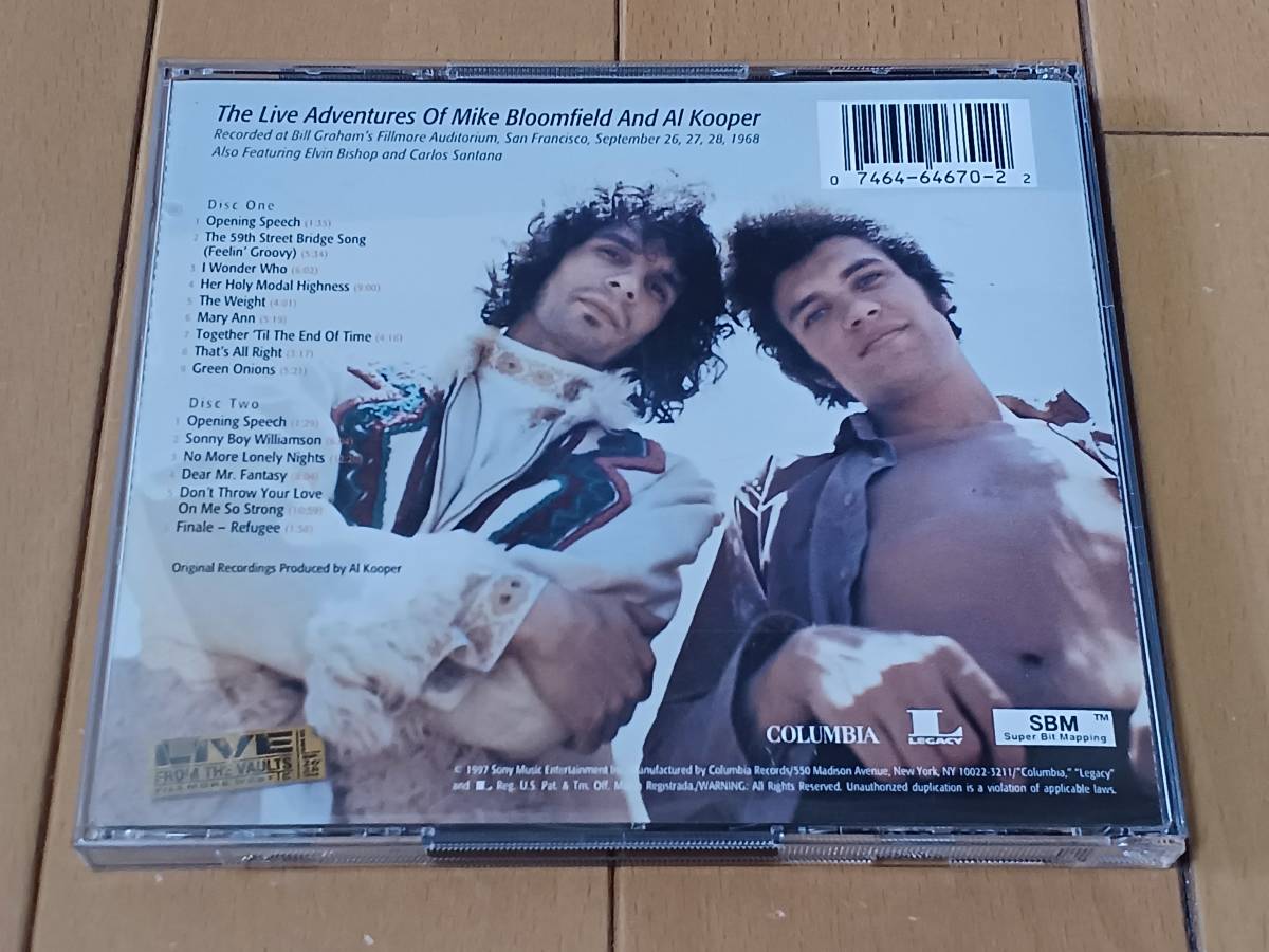 The Live Adventures Of Mike Bloomfield And Al Kooper（２枚組）_画像2