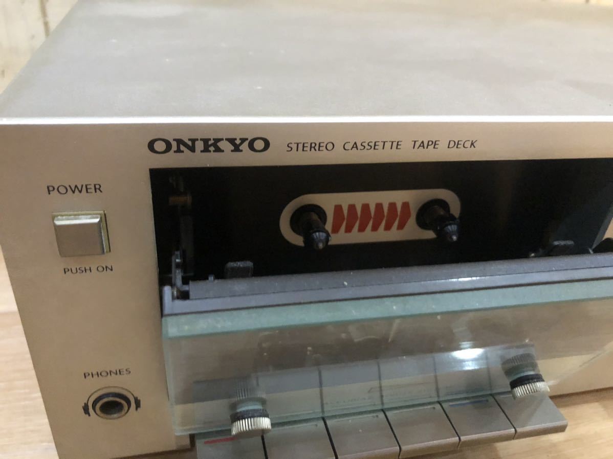 ONKYO TA-620 STREO CASSETTE TAPE DECK オンキョー ステレオ カセットデッキ_画像4