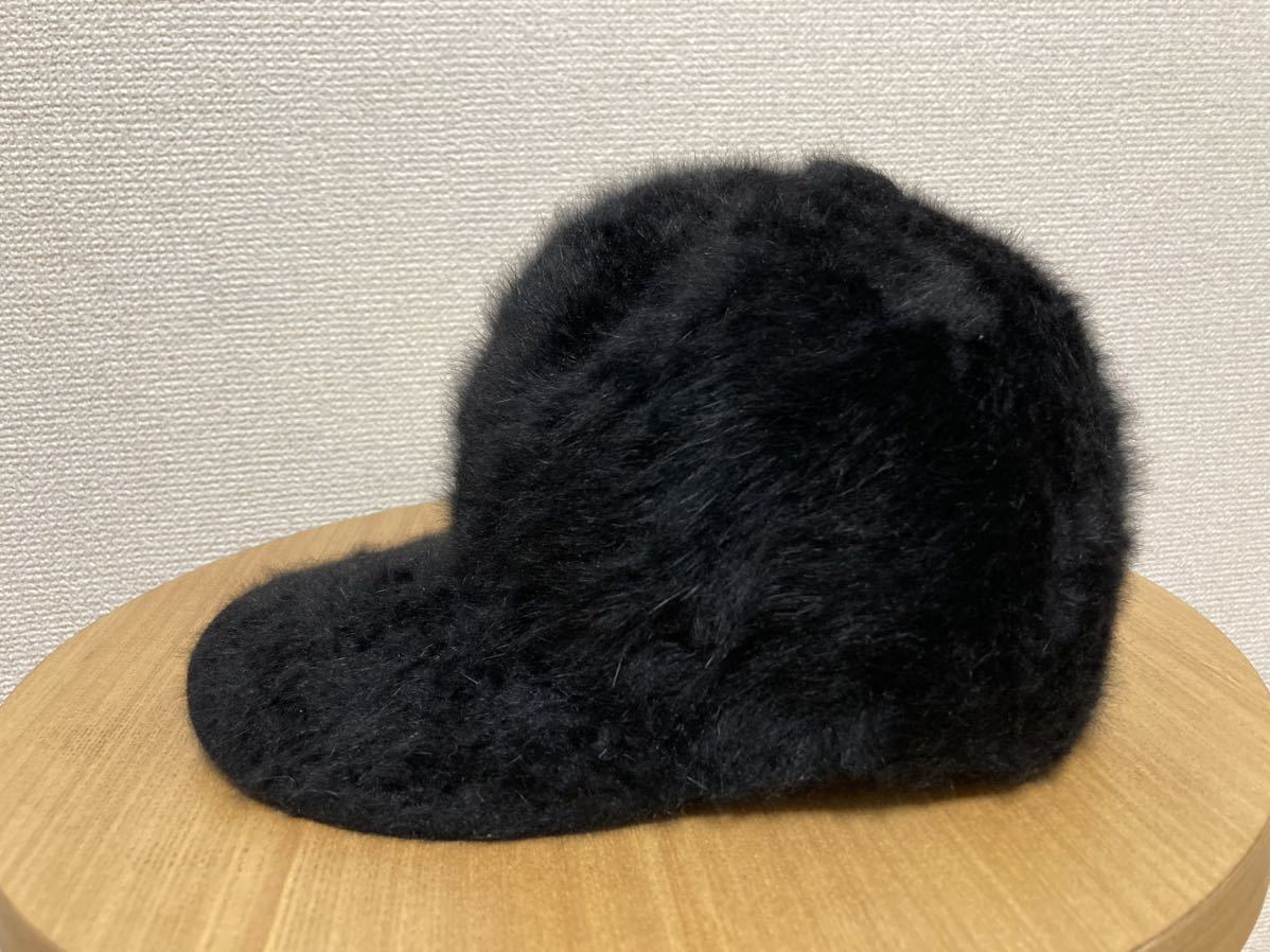 KANGOL カンゴール アンゴラキャップ　黒　LARGE ワークキャップ /80's90's ヴィンテージ　USA古着_画像2