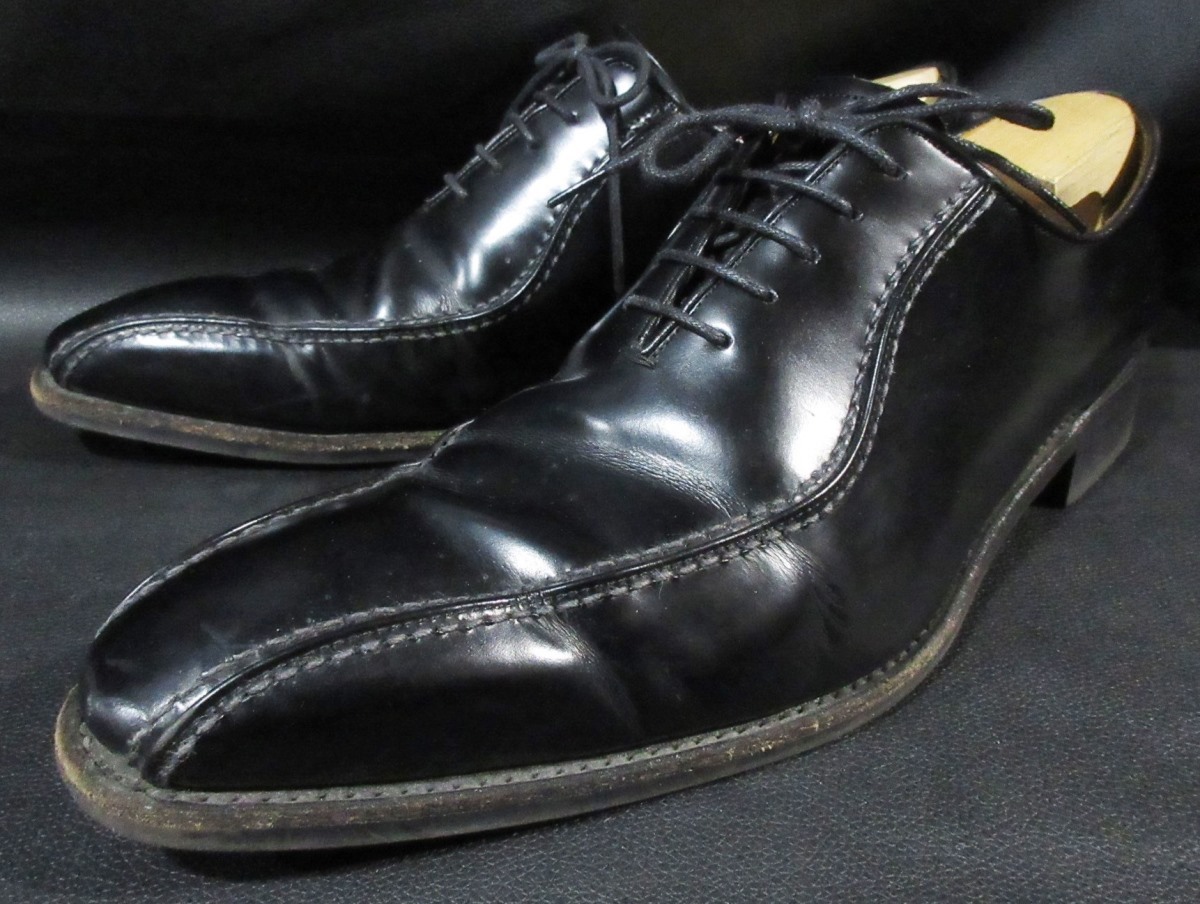 定価27,500円 REGAL リーガル 318R スワールトゥ ブラック ビジネスシューズ レザーシューズ 革靴 黒