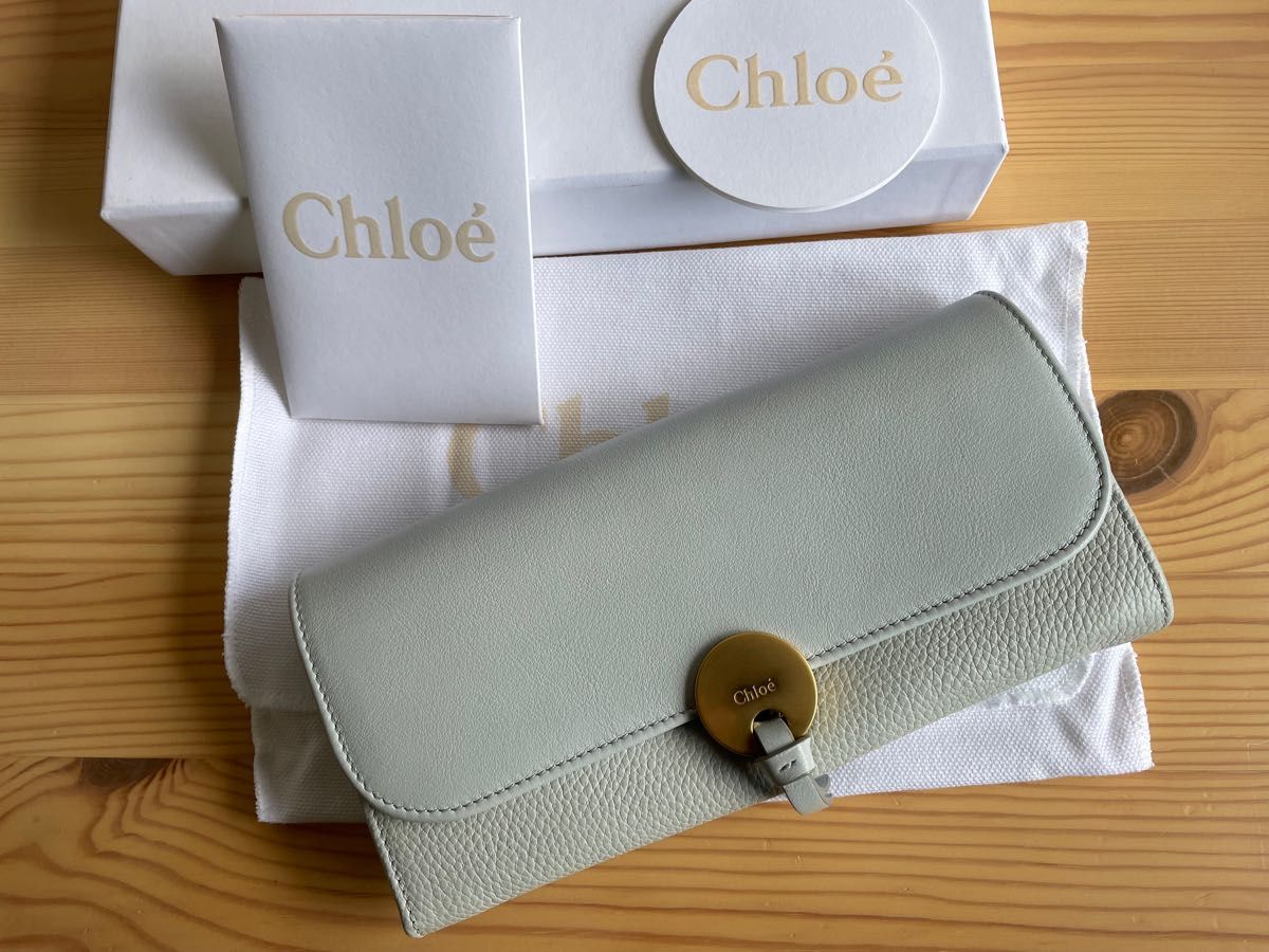 美品！ Chloe クロエ 財布 長財布 キャメル ベージュ-