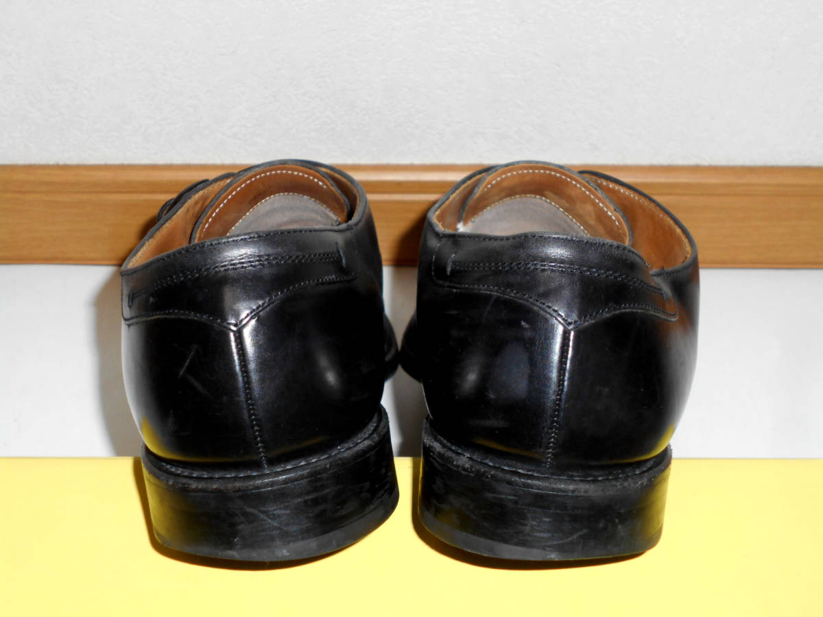 リーガル　REGAL　　モンクストラップ　レザーシューズ　革靴　黒　　２７1/2　　　　（３E　ハ_画像9
