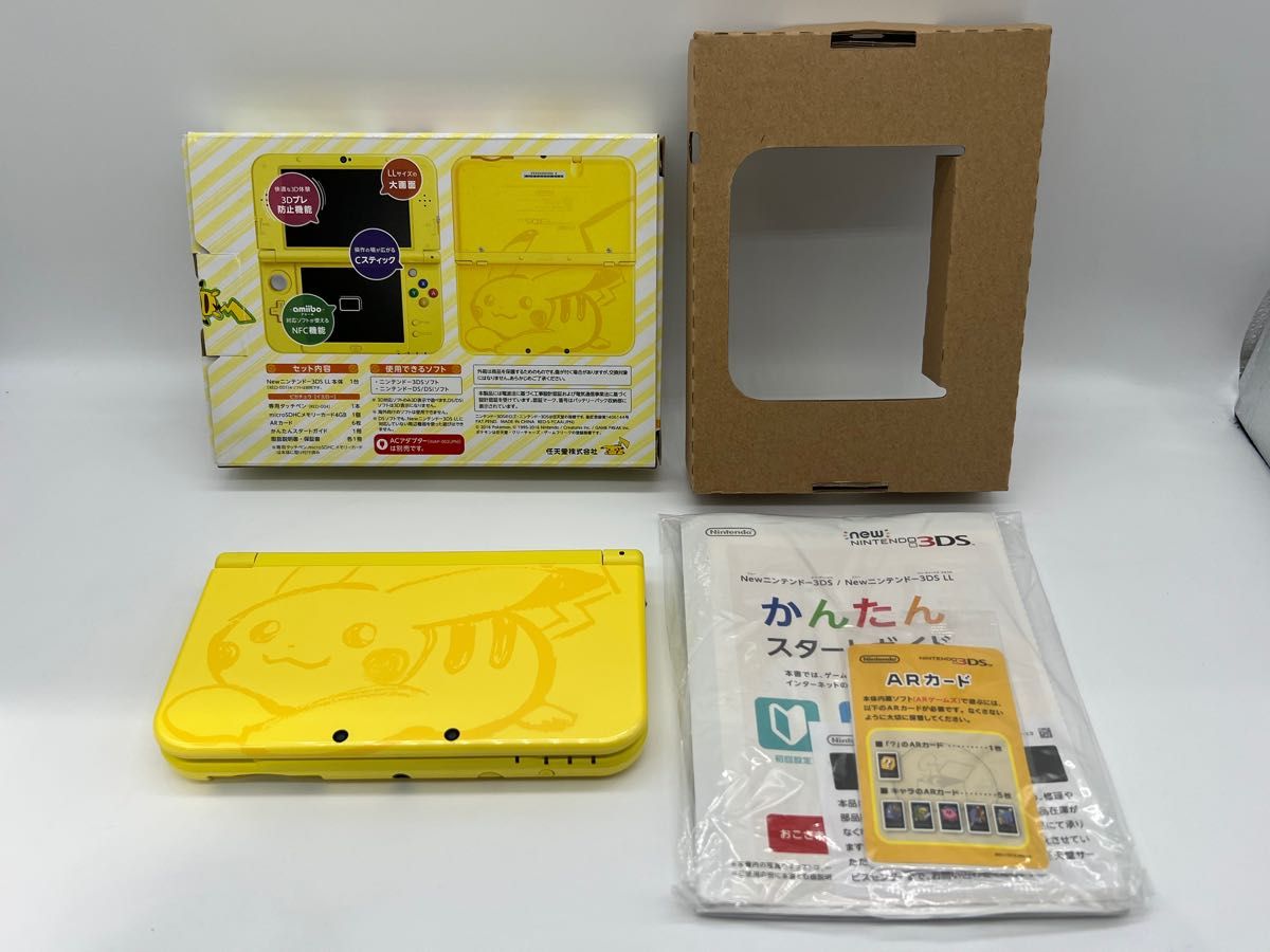 【完品・美品】newニンテンドー3DSLL イエロー ポケモン ピカチュウ 本体