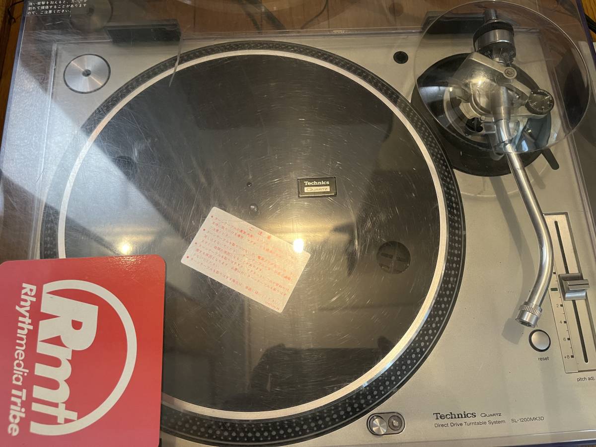 Technics SL-1200MK3D 2台 + ミキサーSH-DX1200 ターンテーブルと