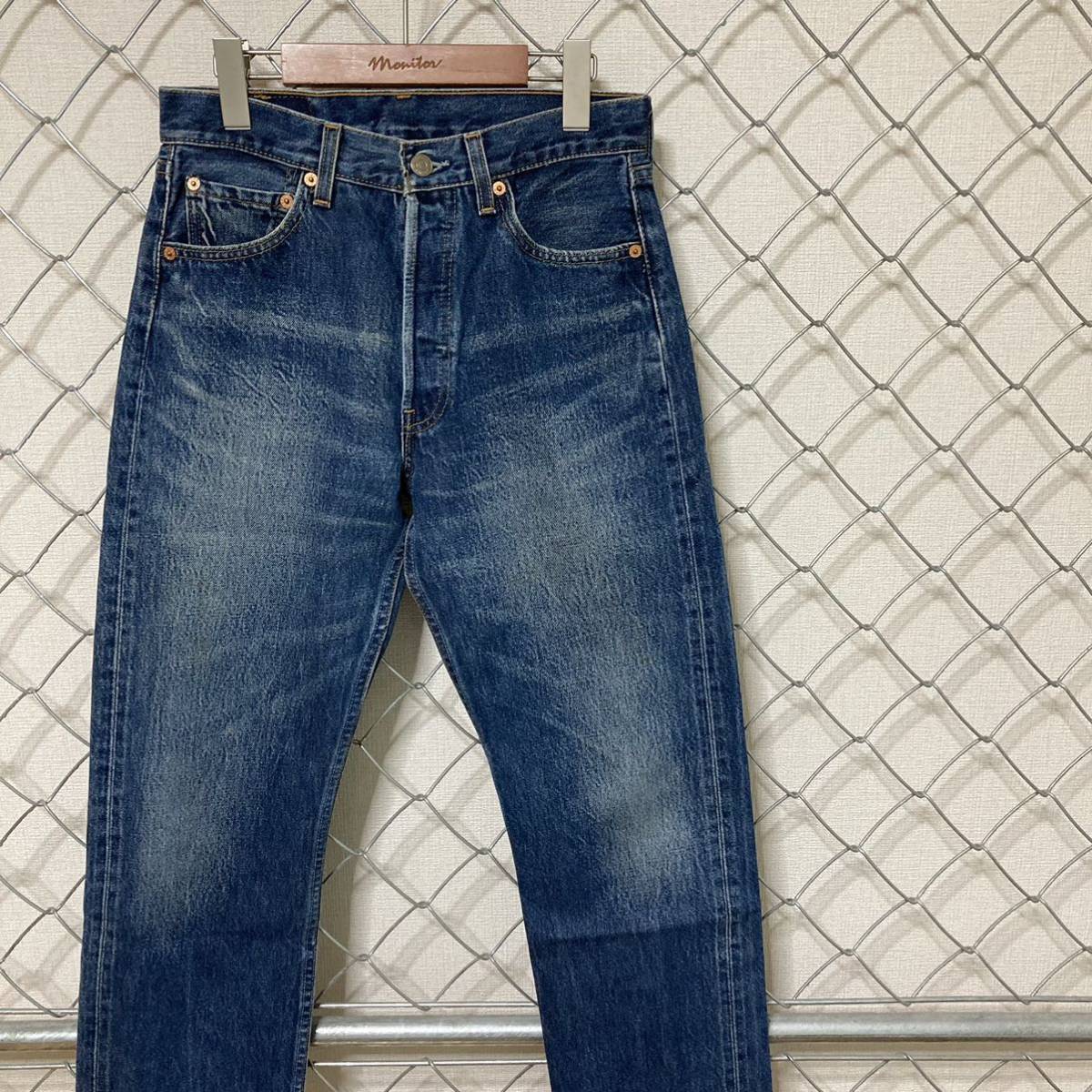 00s Levi's 501xx リーバイス 2000年製 USA製 553 色落ち加工 デニムパンツ ジーンズ 29×32_画像1