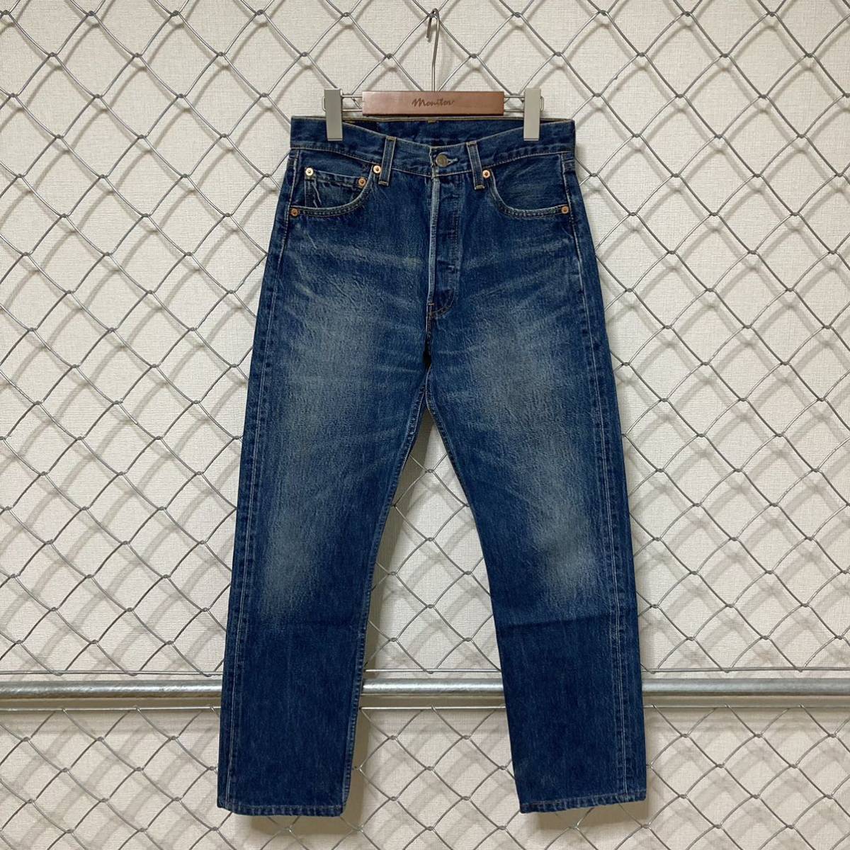 00s Levi's 501xx リーバイス 2000年製 USA製 553 色落ち加工 デニムパンツ ジーンズ 29×32_画像3