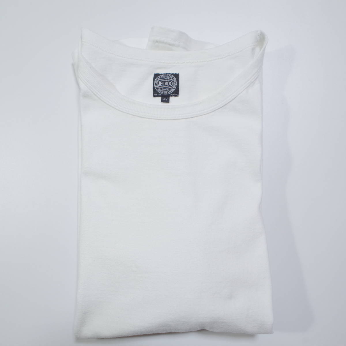 送料無料 JELADO Vintage Neck(ヴィンテージネック) Tee ジェラード Tシャツ 42 ホワイト 白T_画像2
