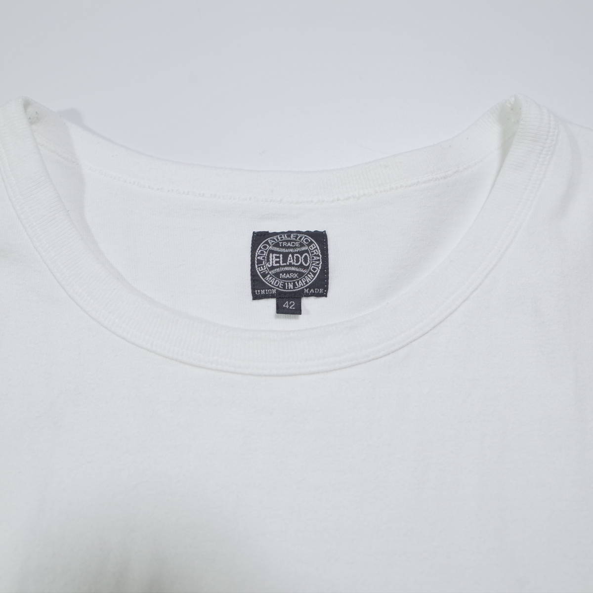 送料無料 JELADO Vintage Neck(ヴィンテージネック) Tee ジェラード Tシャツ 42 ホワイト 白T_画像3